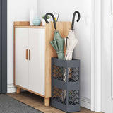 Umbrella Stand Anthracite 28 x 12 x 41 cm Steel 868526