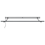 Automatic Retractable Awning Anthracite and White 300x250 cm 3310225