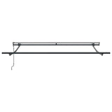 Automatic Retractable Awning Anthracite and White 300x250 cm 3310225