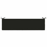 2-Piece Bench Cushions SOEST 2 pcs 100% Polyester Black 949923