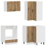 Kitchen Unit PORTO 8 pcs Artisan Oak Engineered Wood 3438496