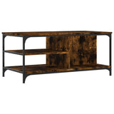 Coffee Table Smoked Oak 100x50x45 cm Engineered Wood 835306