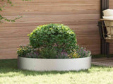 Planter Ring Silver 80 x 80 x 20 cm Stainless Steel 873628