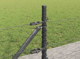 Welded Wire Fence with Concrete Base 10 x 0.5 m 3353612