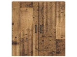 Wall-Mounted Cabinet Old Wood 66 x 34.5 x 90 cm Engineered Wood 898573