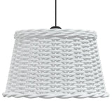 Ceiling Lamp Shade White 45x28 cm Wicker 364370