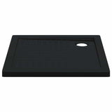 Shower Base Tray with Dots 80 x 80 x 4 cm ABS Black 42033515