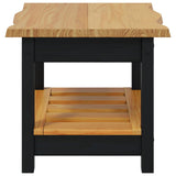 Side Table EKAI Black 50 x 50 x 45.5 cm Solid Pine Wood 42037021