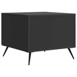 Coffee Table with Drawer Black 49 x 50 x 40 cm Engineered Wood 895656