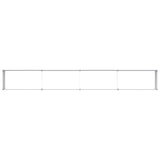 Garden Raised Bed Light Brown 390 x 50 x 36 cm Galvanised Steel 42017346