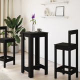 Bar Table Black 51x50x103.5 cm Engineered Wood 854401