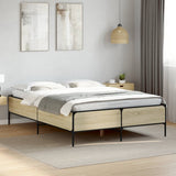 Bed Frame without Mattress Sonoma Oak 120x190 cm Small Double 3279818