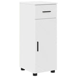Bathroom Furniture Set 5 pcs White Engineered Wood and Metal 3393073