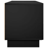 TV Stand 140 x 34.5 x 40 cm Black Engineered Wood 8011577