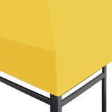 Gazebo Top Cover 270 g/m 3x3 m Yellow 312079