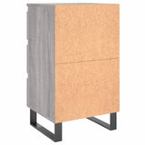 Bedside Cabinets 2 pcs Grey Sonoma 40x35x69 cm Engineered Wood 826953
