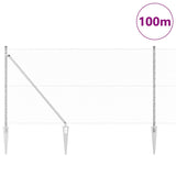 Welded Wire Fence with Spikes 100 x 1.2 m 3353452