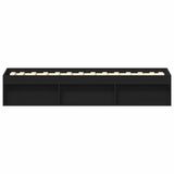 Bed Frame without Mattress Black 100x200 cm 3203832