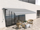 Awning Canopy Manual Retractable Porch Sun Shade Shelter 3 x 2m Light Grey T3398P317751
