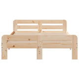 Bed Frame without Mattress 200x200 cm Solid Wood Pine 855460