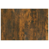 Bed Headboard with Cabinets Smoked Oak Engineered Wood 3115681