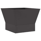 Fire Pit Black 40 x 40 x 35 cm Steel 858908