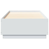 Bed Frame without Mattress White 100x200 cm 3209716