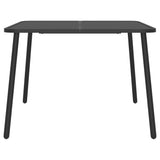 Garden Dining Set Anthracite Steel Medium Stackable 3187989