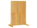Privacy Screen Brown 79.5 x 50 x 150 cm Solid Acacia Wood 4108063