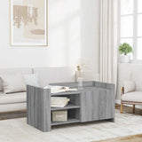 Coffee Table Grey Sonoma 100x50x50 cm Engineered Wood 848365
