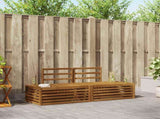 Outdoor Sofa Set 2 Piece Natural 182.5 x 63 x 73 cm 3375429