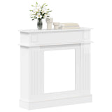 Fireplace Surround Gloss White 102 x 26 x 100 cm 8006646
