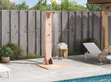 Outdoor Shower 214.5 cm Solid Douglas Wood and Stainless Steel 886346