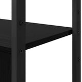 Bookshelf Black Oak 80 x 30 x 155.5 cm Engineered Wood 868437