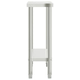 Kitchen Work Table 110x30x85 cm Stainless Steel 376452