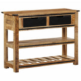 Console Table 100x35x75 cm Solid Wood Mango 374059