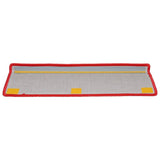 Stair Mats 15 pcs 65x21x4 cm Red Rectangular Edge 134582