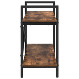 Bookshelf Smoked Oak 100 x 33.5 x 64 cm Engineered Wood 883954