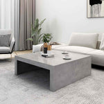 Coffee Table Concrete Grey 100x100x35 cm Engineered Wood 808571