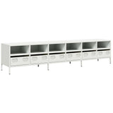 TV Cabinet White 202x39x43.5 cm Cold-rolled Steel 3307160