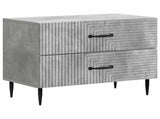 Bedside Cabinet with Drawer Concrete Grey 62 x 34.5 x 47.5 cm 894778