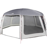 Pool Tent with Removable Fly & Mesh Walls Grey 690x690 cm 4100642