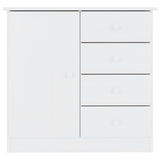 Sideboard ALTA White 77x35x73 cm Solid Wood Pine 353944