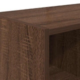 Shoe Rack Stackable Brown Oak 89.5x30x40 cm 858851