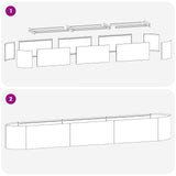 Raised Garden Bed Stainless Steel 300 x 40x 40 cm Steel 8011730