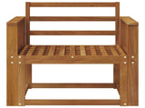 Outdoor Sofa Solid Acacia Wood Natural 3436226