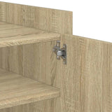 Coffee Table Sonoma Oak 80x50x50 cm Engineered Wood 848355