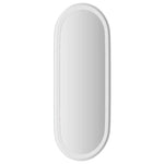 LED Bathroom Mirror 90x40 cm Oval 353286