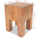 244502 Stool Solid Mahogany Wood