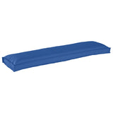 Pallet Cushion Set 2 pcs Royal Blue 150 x 40 x 8 cm 42001715